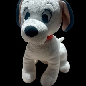 Disney Store 101 Dalmations Lucky 12" Plush Stuffed Animal Toy Red Collar